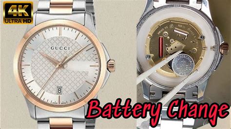 gucci swiss v8 980.003 batterij|Gucci watch battery life.